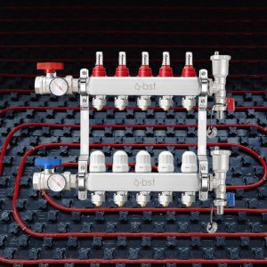 ABST PEX collecteur à 5 branches pour chauffage radiant