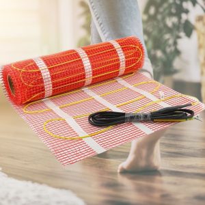 Tapis chauffant électrique auto-adhésif facile à installer